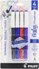 Pilot FriXion Fineliner Fine Pt. Erasable Marker Pens 4/Pkg-Assorted - FRX12478 - 072838124784
