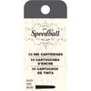 Speedball Fountain Pen Ink Cartridges Set-10/Pkg - Black - SB2905