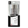 Gelly Roll Moonlight Fine Point Pens 5/Pkg-Grays - 58172 - 053482581727