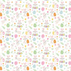25 Pack - Echo Park Easter Basket Cardstock 12"X12"-Hoppy Easter Bunnies - 5A003HJK-1HCMJ