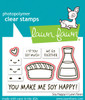 3 Pack - Lawn Cuts Custom Craft Die-Soy Happy - 5A003GSH-1HBVB