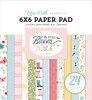 3 Pack - Echo Park Double-Sided Paper Pad 6"X6"-In Full Bloom - 5A003HF6-1HCM1 - 810208643486