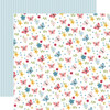 25 Pack - Echo Park In Full Bloom Cardstock 12"X12"-Butterflies And Flowers - 5A003HGC-1HCMQ - 810208643363