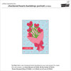 Lawn Cuts Custom Craft Die-Checkered Hearts Backdrop: Portrait - 5A003GSC-1HBTP