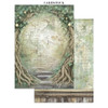 Stamperia Junk Journal Stickers, Cut-outs And Backgrounds-Herbarium Silvae - 5A003GFM-1HBJC