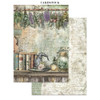 Stamperia Junk Journal Stickers, Cut-outs And Backgrounds-Herbarium Silvae - 5A003GFM-1HBJC