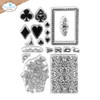 Elizabeth Craft Clear Stamps-Playing Card Collage - 5A003DHG-1H9QQ - 741527318512