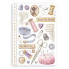 Stamperia A5 Washi Pad 8/Pkg-Quiet Days - 5A003FYK-1H9TR