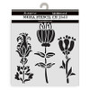 Stamperia Furry Friends Stencil-Stylized Flowers - 5A003CX9-1H938 - 5993110047780