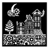 Stamperia Gear Up For Christmas Stencil 7"X7"-Houses - 5A003CX3-1H93S