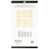 Sticko Alphabet Stickers-STI Gold Glitter Ombr XL ABC - 5A002QSR-1GS18