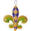 Bucilla Felt Ornaments Applique Kit Set Of 4-Mardi Gras - 5A003GR4-1HBM1