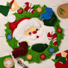 Bucilla Felt Wreath Applique Kit 17"X18"-Santa's Winter Birds - 5A003G3K-1H9XX