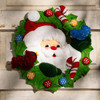 Bucilla Felt Wreath Applique Kit 17"X18"-Santa's Winter Birds - 5A003G3K-1H9XX