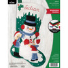 Bucilla Felt Stocking Applique Kit 18" Long-Wintertime Buddies - 5A003G3G-1H9XT - 2004610989798