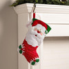 Bucilla Felt Stocking Applique Kit 18" Long-Holiday Cheer Santa - 5A003G3F-1H9XV