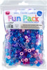 3 Pack - CousinDIY Pony Beads 6mmX9mm 500/Pkg-Unicorn Mix - 5A0035JM-1H6TQ - 191648187915