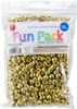 3 Pack - CousinDIY Pony Beads 6mmX9mm 500/Pkg-Metallic Gold - 5A0035JT-1H6TX - 191648187885