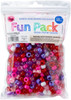 3 Pack - CousinDIY Pony Beads 6mmX9mm 500/Pkg-Valentine Mix - 5A0035K2-1H6TP - 191648187953