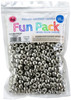 3 Pack - CousinDIY Pony Beads 6mmX9mm 500/Pkg-Metallic Silver - 5A0035JX-1H6V1 - 191648187892