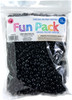 CousinDIY Pony Beads 6mmx9mm 750/Pkg -Black - 5A0035JY-1H6TW - 191648188066