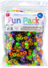 CousinDIY Pony Beads 6mmX9mm 500/Pkg-Halloween Mix - 5A0035JL-1H6V3 - 191648187922