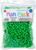 CousinDIY Pony Beads 6mmx9mm 750/Pkg -Green - 5A0035K3-1H6V9 - 191648188097