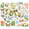 Simple Stories Floral Bits & Pieces Die Cuts 46/Pkg-Simple Vintage Junk Drawer - 5A003CPX-1H8Z8