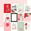 25 Pack - Carta Bella Be Mine Double-Sided Cardstock 12"X12"-3X4 Journaling Cards - 5A003D2J-1H9BH - 810192597444