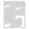 Hero Arts Layering Stencils-Yes You Can - 5A003J70-1HDD9