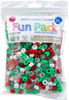 CousinDIY Pony Beads 6mmX9mm 500/Pkg-Christmas Mix - 5A0035K0-1H6TS - 191648187946