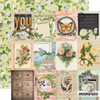 25 Pack - Simple Stories Vintage Junk Double-Sided Cardstock 12"x12"-3X4 Month Elements - 5A003CRW-1H90M - 810191522133