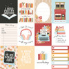 25 Pack - Bookish Double-Sided Cardstock 12"X12"-3X4 Journaling Cards - 5A003415-1H5R4