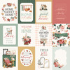 25 Pack - Feels Like Home Double-Sided Cardstock 12"X12"-3x4 Journaling Cards - 5A0033XR-1H5NF