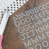 3 Pack - Craft Perfect Bling Sheet 2/Pkg .65"-Crystal Letters - 5A003MW7-1HJBL