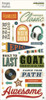 3 Pack - Simple Stories Foam Stickers-Rustic Legend - 5A003JRF-1HDZS - 810191524151