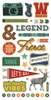 3 Pack - Simple Stories Foam Stickers-Rustic Legend - 5A003JRF-1HDZS