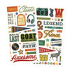 3 Pack - Simple Stories Foam Stickers-Rustic Legend - 5A003JRF-1HDZS
