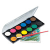 3 Pack - Watercolor Paints W/Brush-12/Pkg - 125012