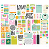 2 Pack - Simple Stoires Journal Bits & Pieces Die Cuts-Color Me Happy - 5A003JRB-1HDYY