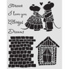 3 Pack - Stamperia Stencil 7.87"X9.84"-Family House And Mice - 5A003H60-1HC8C