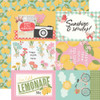 25 Pack - Simple Stories Pink Lemonade Double-Sided Paper12"X12"-4x6 Elements - 5A003JQ8-1HDWF - 810191523185