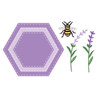Simple Stories Etched Dies-Lavender Fields Hexagons - 5A003LH4-1HGS8