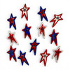 Buttons Galore Craft & Sewing Buttons-Shooting Stars - 12/Pkg - 5A003M24-1HH8T