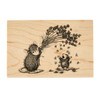 House-Mouse Wood Mount Stamp-Flower Shower - 5A003KJX-1HG16 - 810176105757