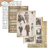 Elizabeth Craft Cardstock Pack 5.8"X8.3"-Journal Ephemera 1 - 5A003KTC-1HG8R