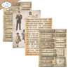Elizabeth Craft Cardstock Pack 5.8"X8.3"-Journal Ephemera 1 - 5A003KTC-1HG8R