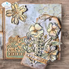 Elizabeth Craft Stamp And Die Set-Flower Scribbles - 5A003KTB-1HG8Z