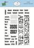 Elizabeth Craft Clear Stamps-Calendar Elements - 5A003KC2-1HFMF - 741527319014