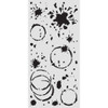 Stamperia Stencil 4.72"X9.84"-Secret Diary Ink Splatter - 5A003K53-1HFGQ
